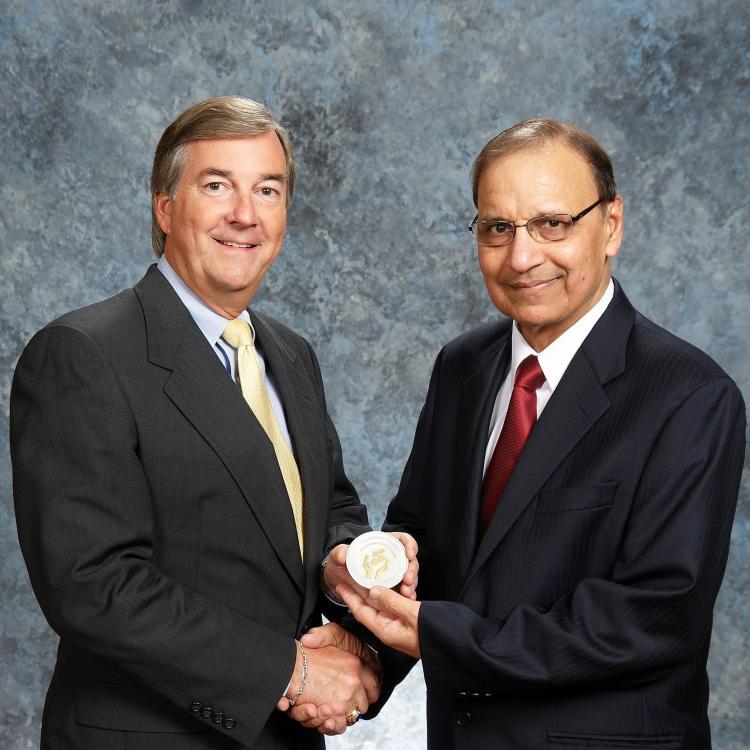 S Jamil and Bruce Macklin EM Chemical Sr VP and Global Manufacturing Director